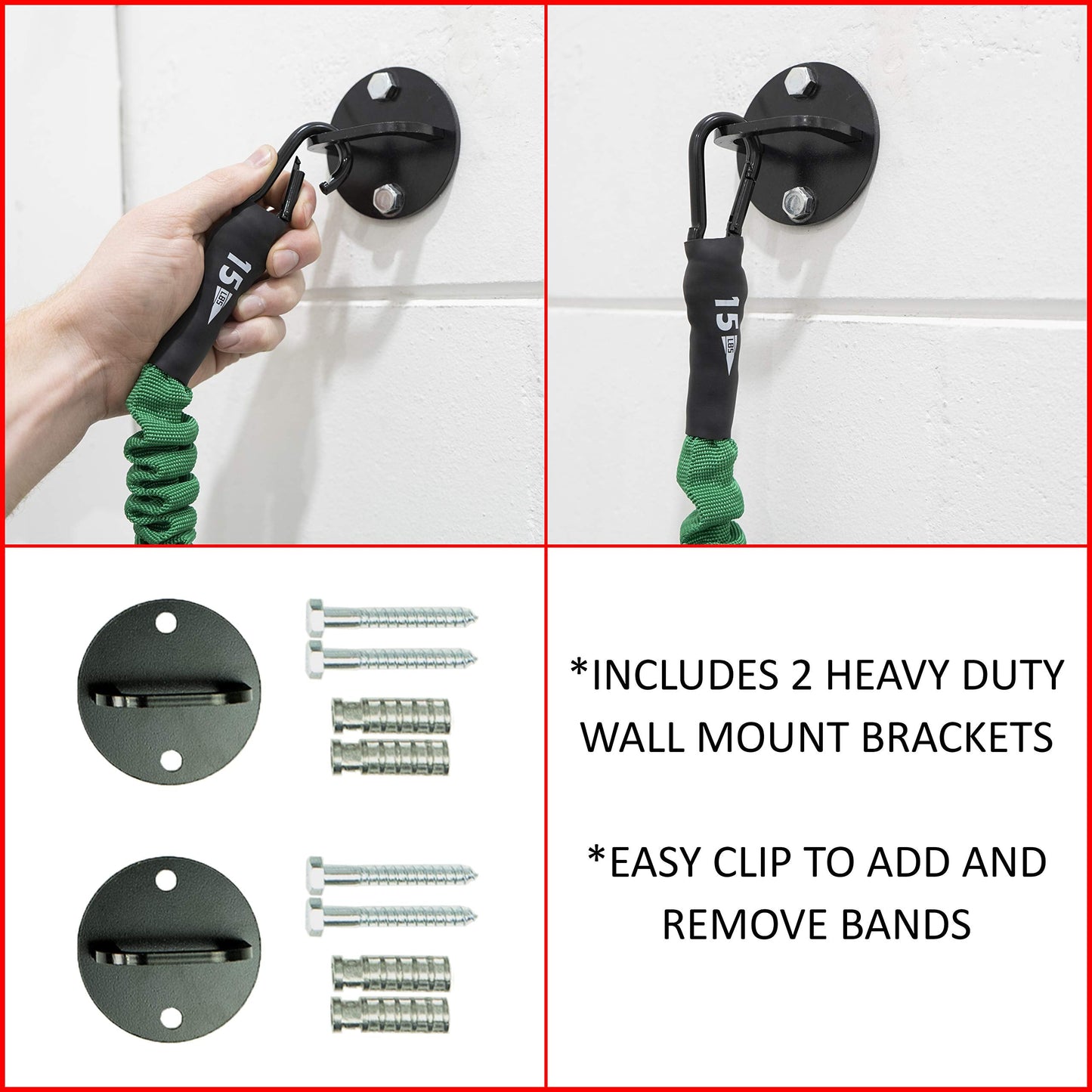 Valor Fitness Resistance Band Wall Mount Attachment -RT-Wall