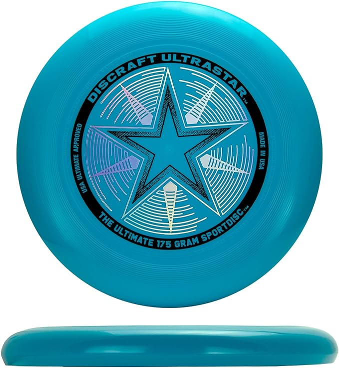 Discraft Ultrastar Neon 5-Pack | Premium Ultimate Discs - Neon Pink, Yellow, Cobalt Blue, Green, and Orange