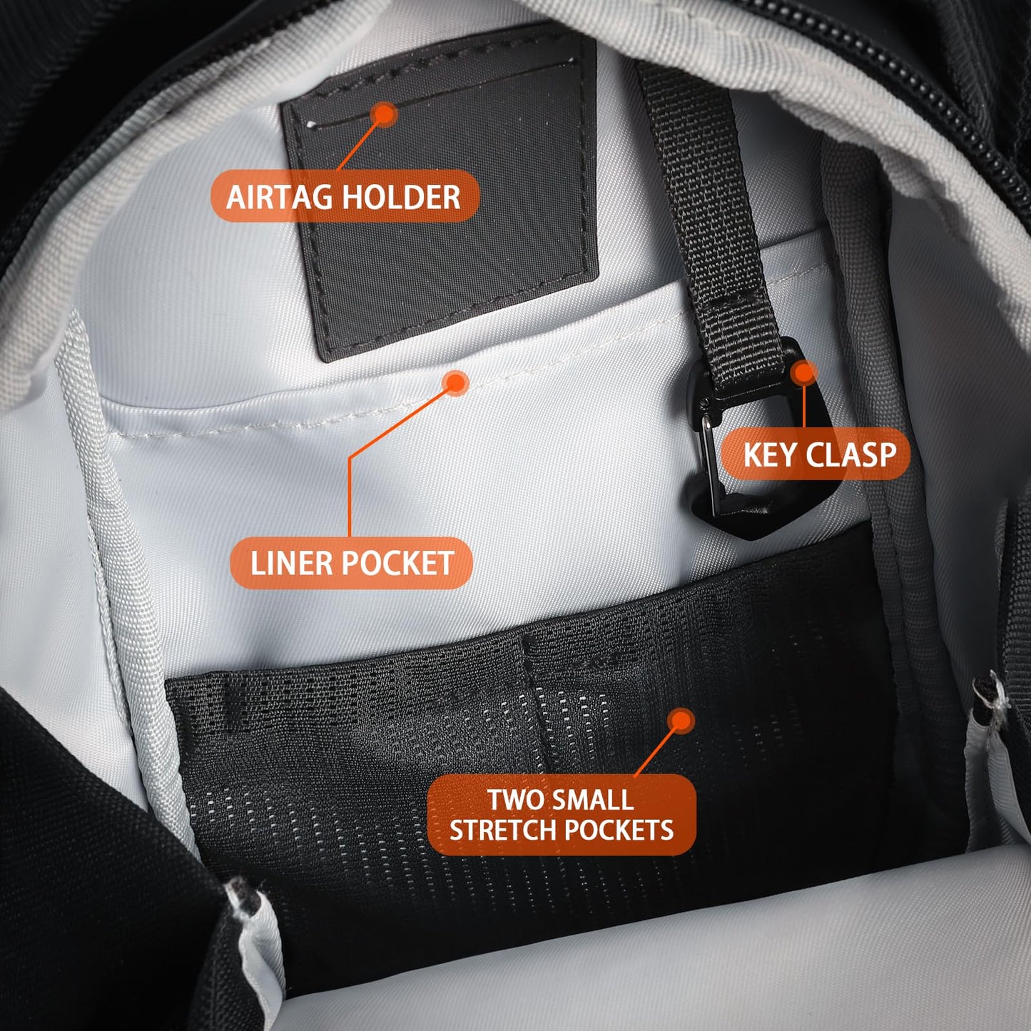 Saboos Magnetic Gym Bag Sling Bag for Men and Women Magnetic Gym Bag for Gym,Sports, Travel, Work The Easy Carry Keeps Items off Dirty Gym Floors -Black