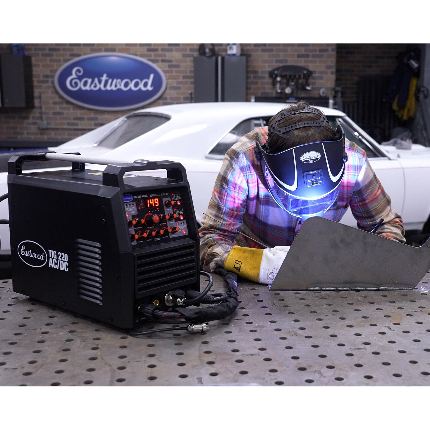 Eastwood TIG 220 AMP AC/DC TIG Welder and Stick Welding Weld Steel Aluminum