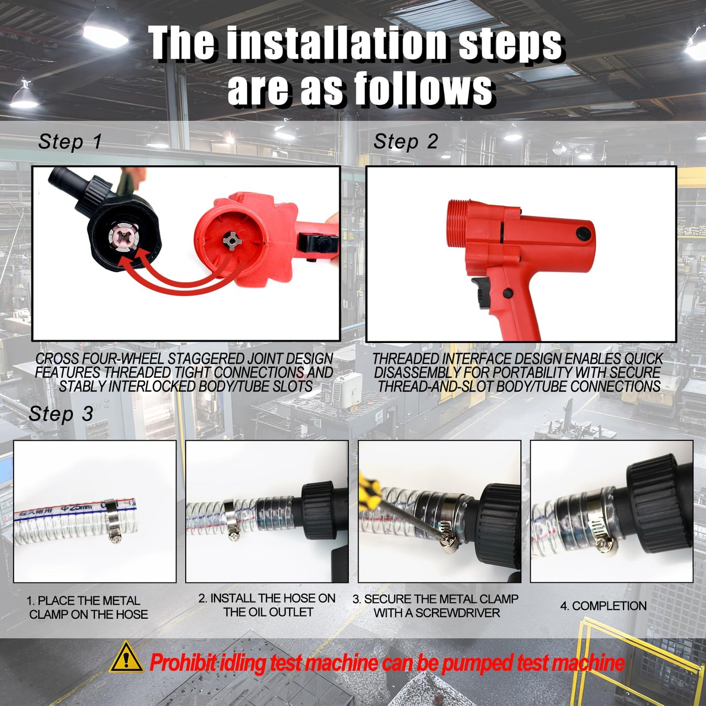 2480W Electric Fuel Transfer Barrel Pump, 110V 13000RPM, for 55 Gallon Electric Transfer Pumps with 36in Stainless Steel Tube and 6.6ft Steel Wire Hose, for Diesel,Lubricants,Slightly Viscous Liquids