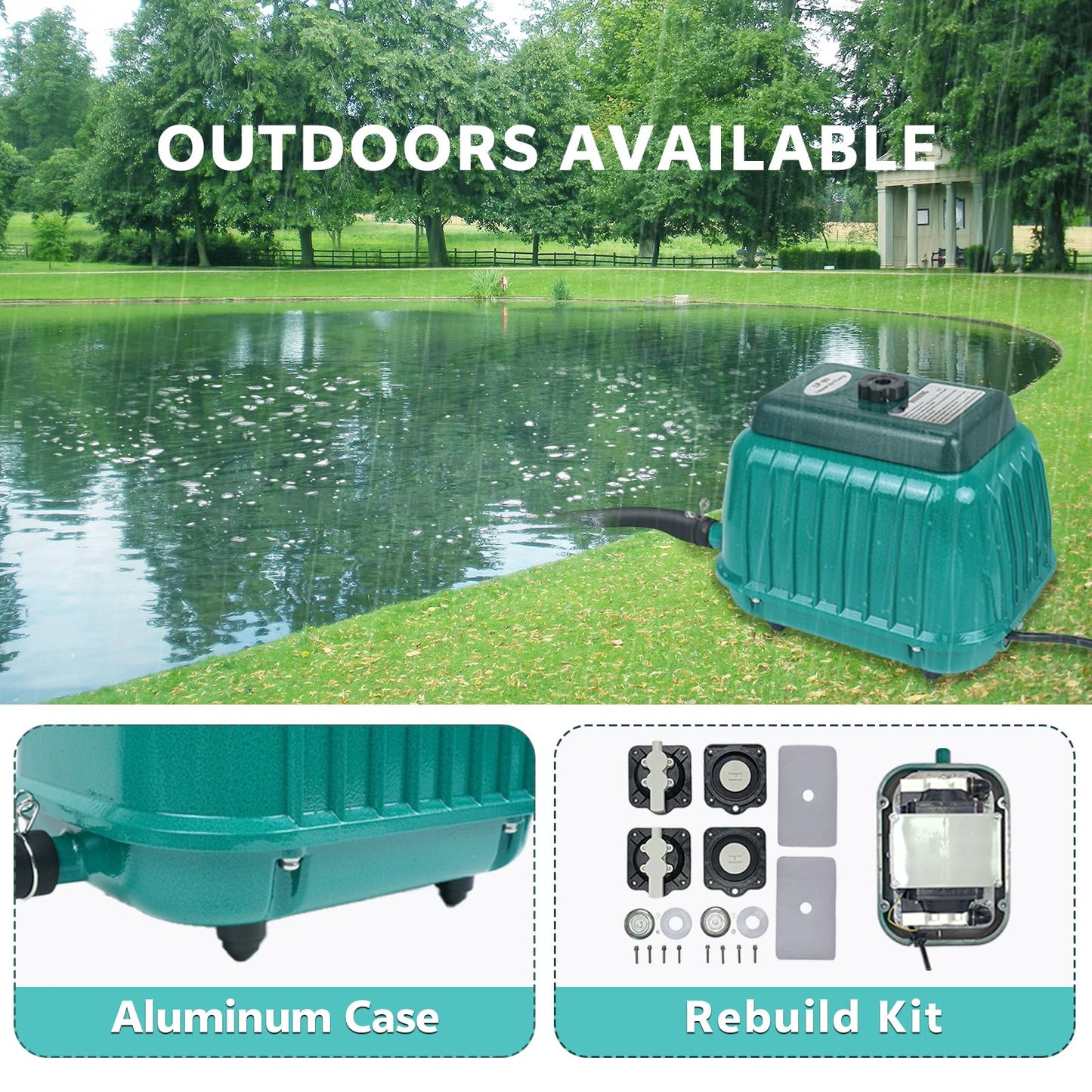 ANILUV LP-80 Septic Tank Linear Air Pump/Pond Aerator