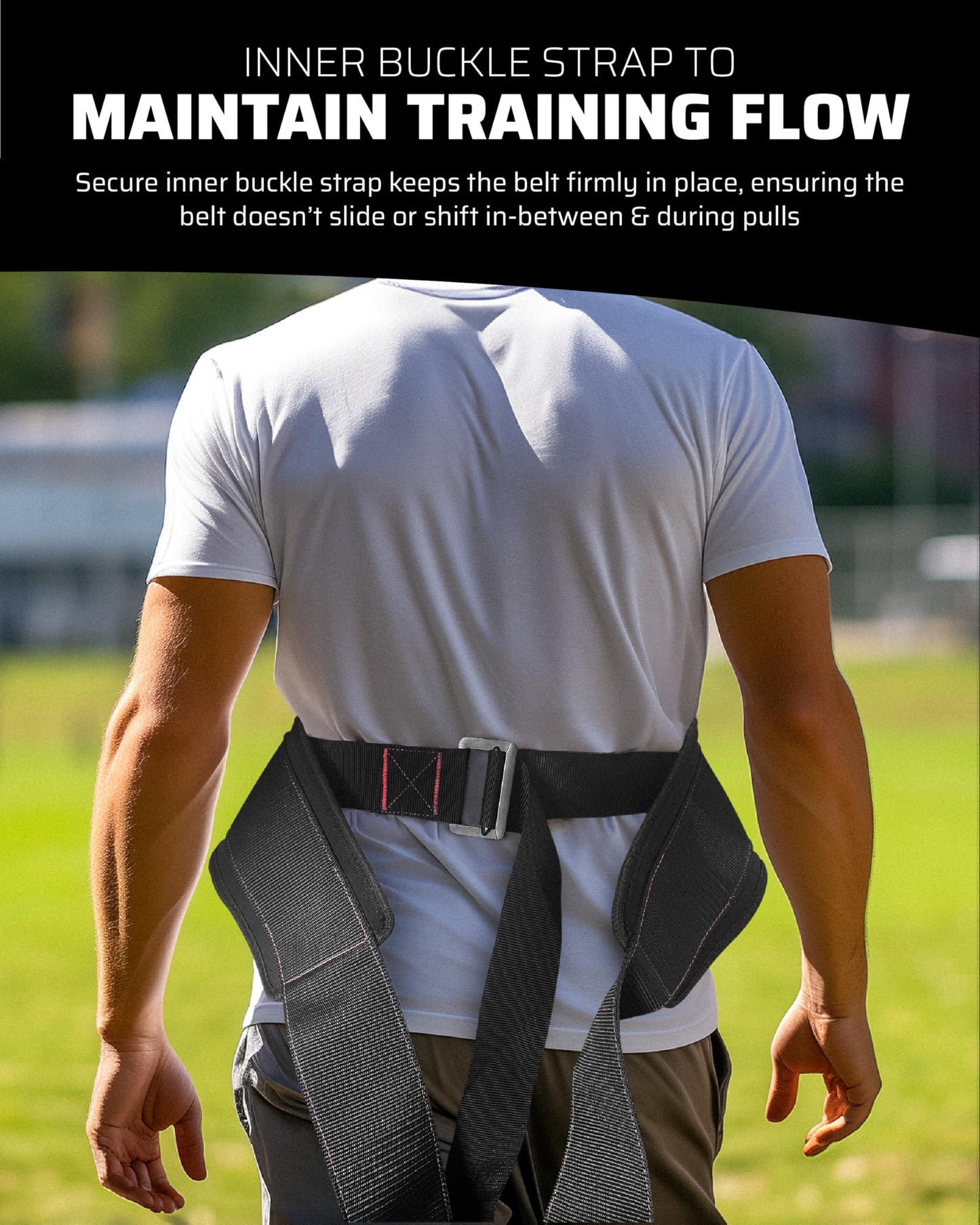 THEFITGUY Sprint & Lower Body Power Bundle – Coach Resistance Belt and Squat Belt