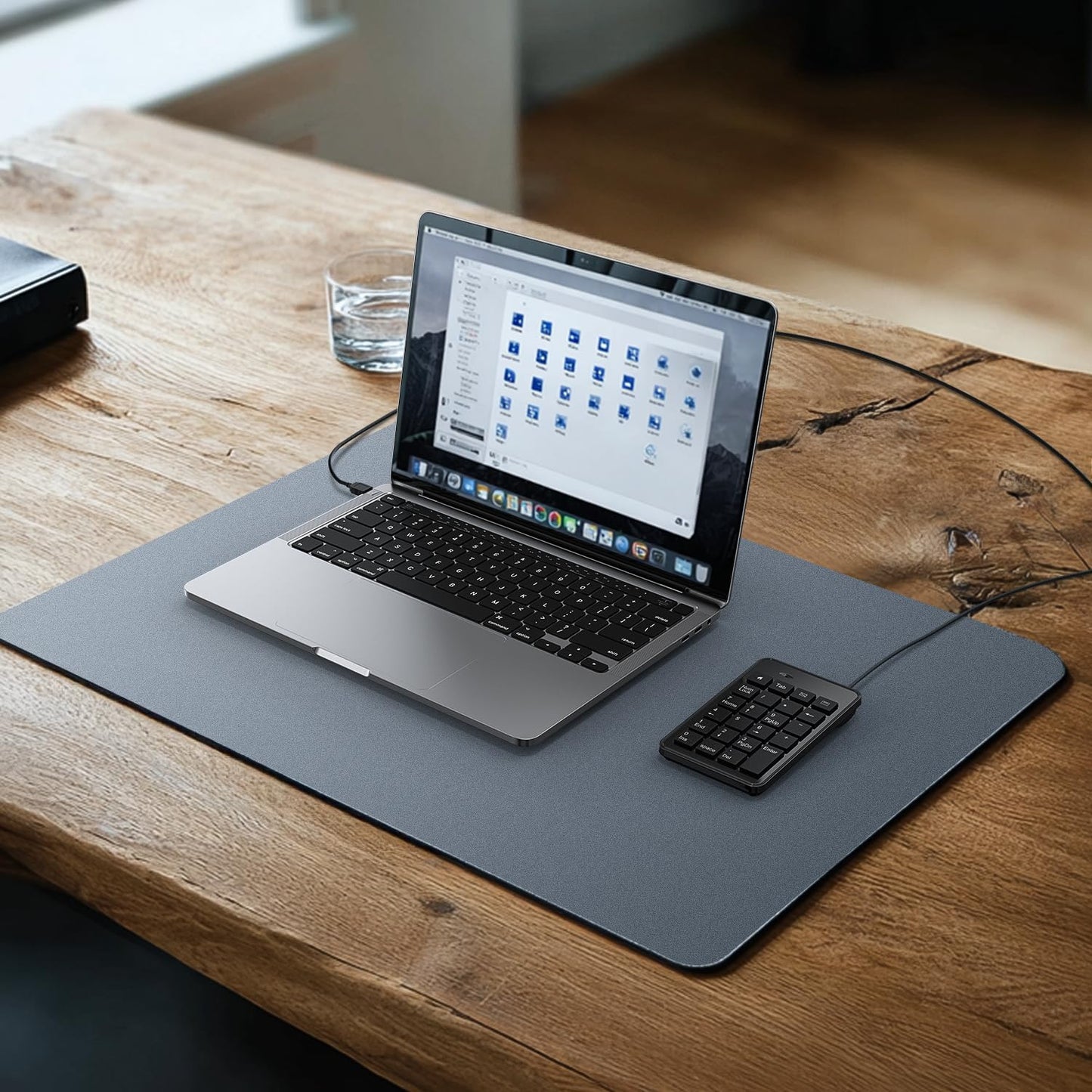 CBUS 23 5ft Wired USB-A Numeric Keypad for Laptop, Keys Numpad Keyboard with Tab, Home, Email & Calculator Keys, Cable