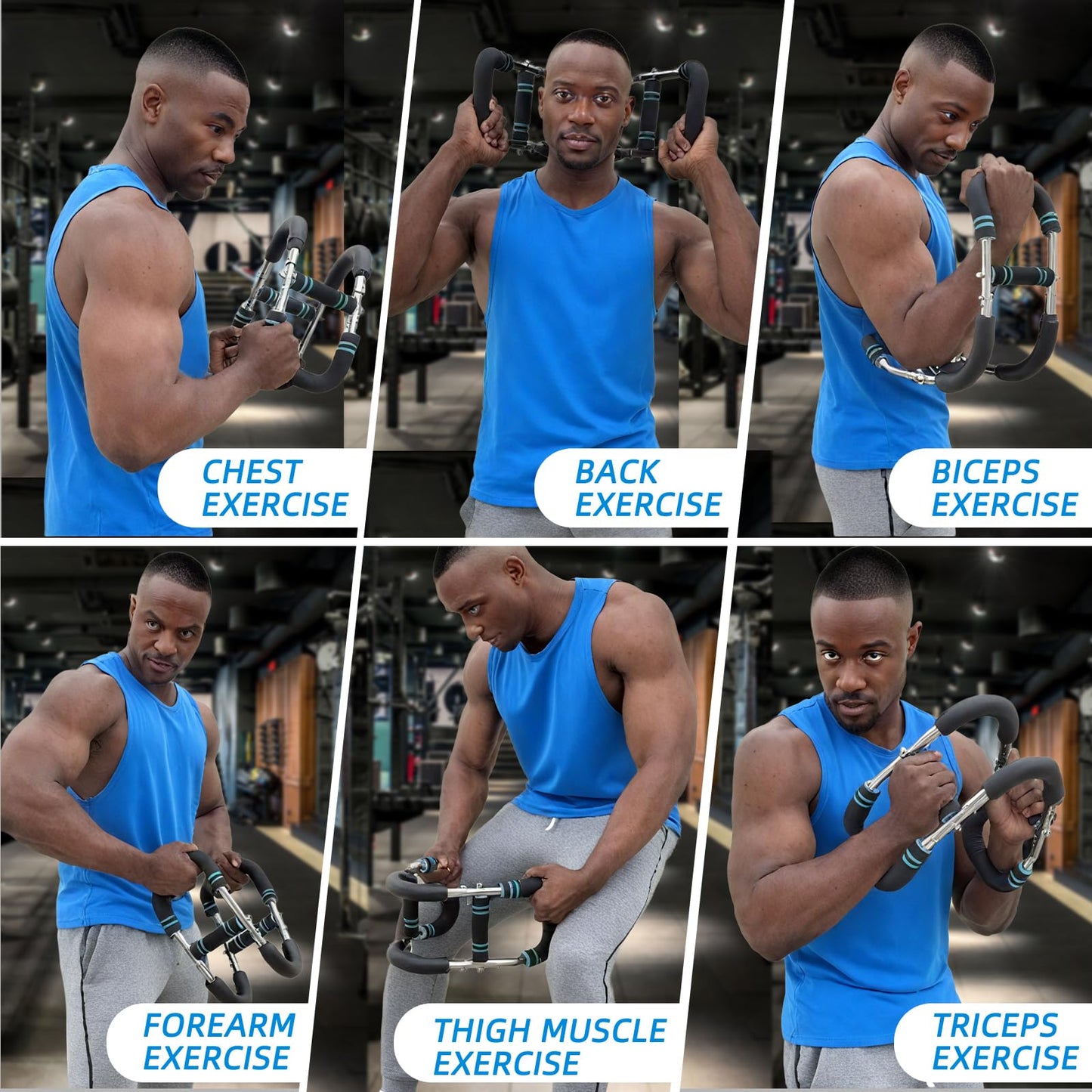 Twister Arm Trainer, Adjustable Chest Workout Equipment, Arm Trainer for Men, Arm Exercise Equipment, Chest Trainer for Men, Shoulders and Forearms Muscle Training Fitness Equipment