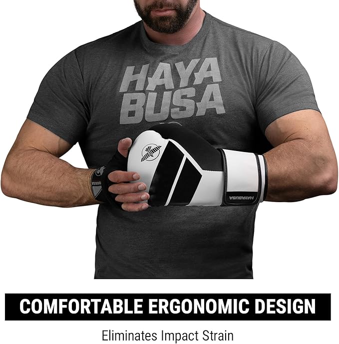 Hayabusa S4 PU Leather Boxing Gloves for Men, Women & Kids, 10oz, 12oz, 14oz, 16oz, Training, Sparring, Kickboxing, Fighting Sports, Taekwondo, MMA, Muay Thai & Arts