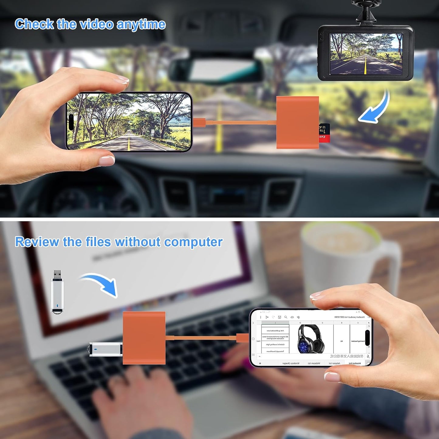 SZHAIYIJIN 3.0 17/16/15 3 SD Card Reader, USB Type C High Speed to SD/TF Card Adapter for iPhone Pro Max Memory Card