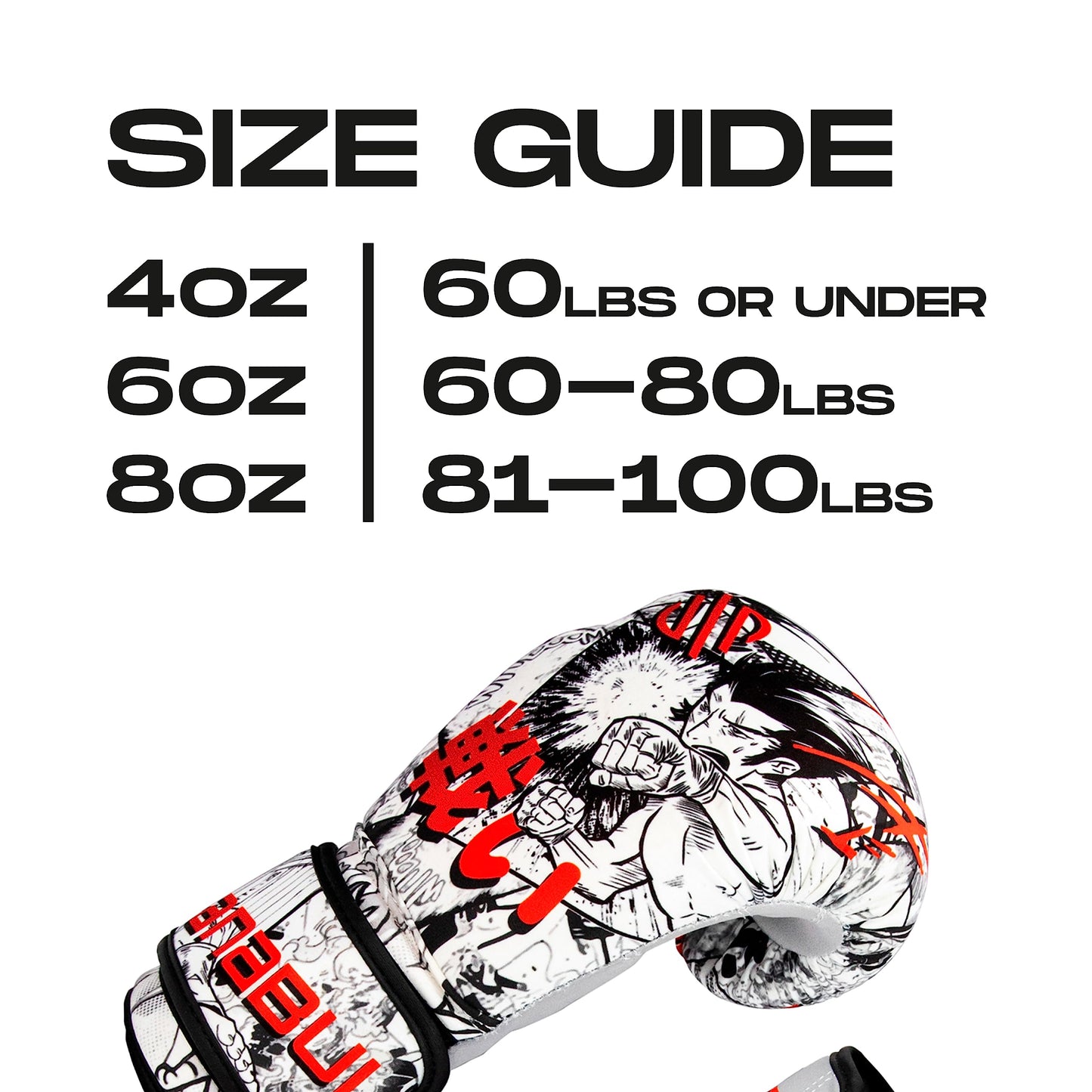 Sanabul Sticker Bomb Kids Boxing Gloves Children & Youth Boxing MMA and Kickboxing Gloves - Manga Action, 8 OZ