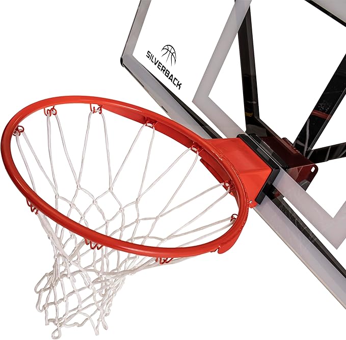 Silverback NXT 54" Wall Mounted Adjustable-Height and Fixed Basketball Hoop with QuickPlay Design