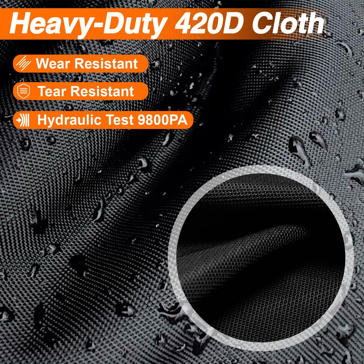 EVRBUL Rowing Machine Cover 95" L x 24" W x 40" H Heavy Duty 420D Waterproof Dust-Proof Rower Cover for Concept 2 Rowing Machine with Air Vents Reflective Strip Drawstring