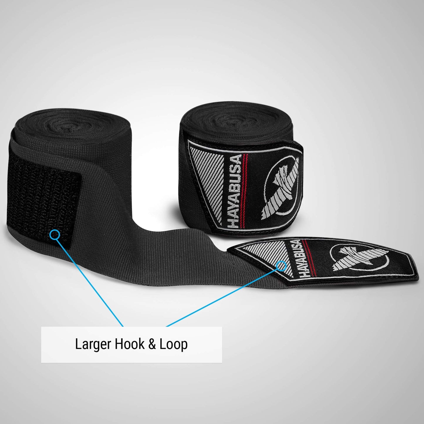 Hayabusa T3 Boxing Gloves 16oz, Perfect Stretch 4.0 Boxing Hand Wraps 180 Inches - All Items are Black