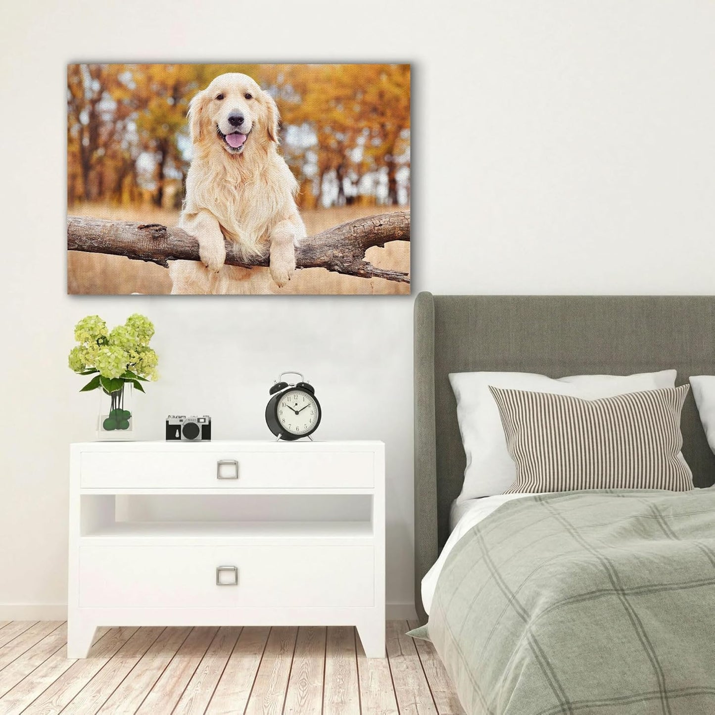 Skiennix Custom Canvas Prints - Personalized Photo Wall Art for Family & Pets | Framed 10x8