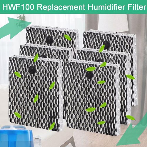 Humidifier Filter Replacement for Holmes HWF100, 6-Pack