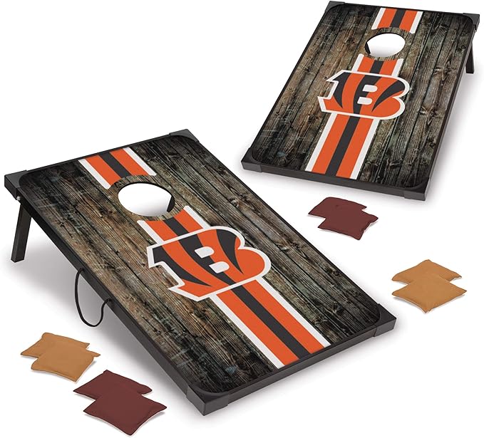 Wild Sports NFL 2' x 3' MDF Deluxe Cornhole Set - with Corners and Aprons