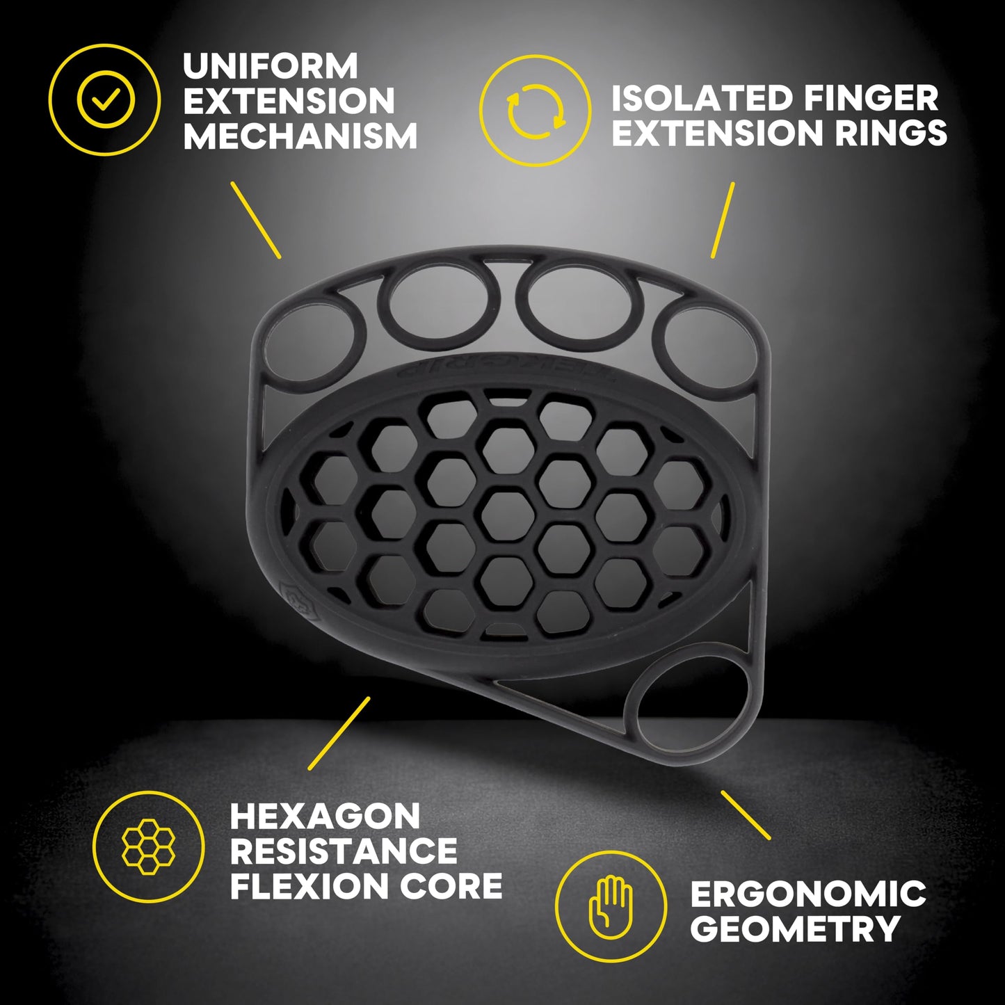 LIONTEK TEKGRIP Hand Grip Strengthener & Finger Exerciser, Dual-Action Grip and Extension Trainer with 3 Progressive Resistance Levels (TEKGRIP 3 Piece Set)
