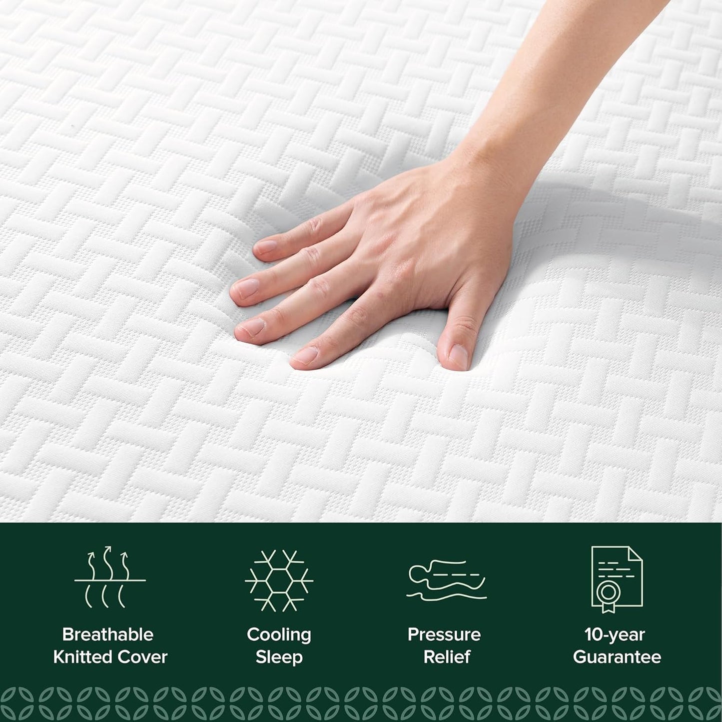 Zinus 6 Inch Full Memory Foam Mattress - Cooling Comfort, Fiberglass Free, Medium Feel, Safe Materials