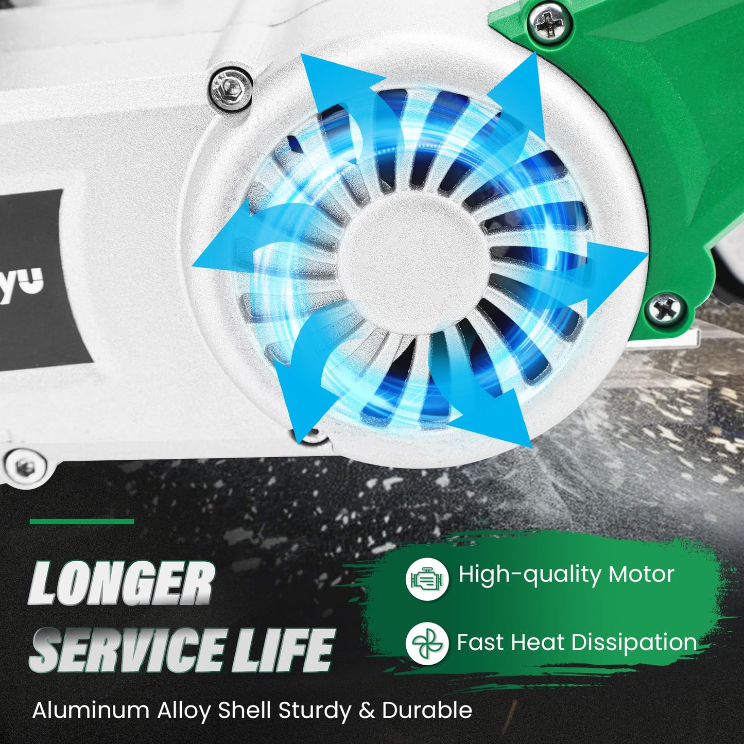 Huanyu Electric Wall Chaser + 35mm Replacement Blade