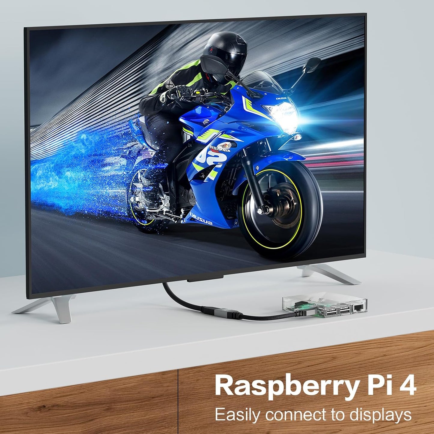 BMKZAYR 8K 8K@60HZ 4K@240Hz 48Gbps, 5, 4, Micro HDMI to HDMI Adapter, Micro HDMI Male to Female Adapter, Compatible