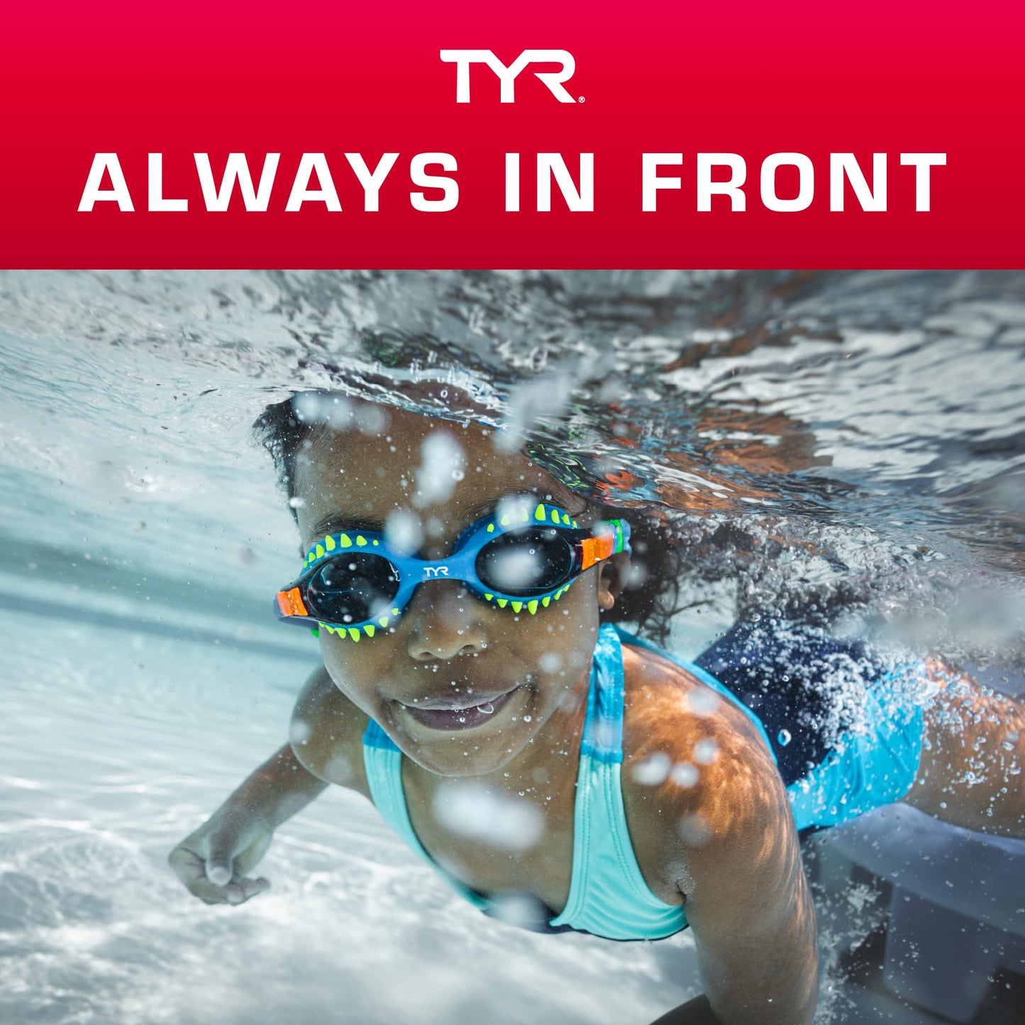 TYR Durafast Elite Diamondfit One Piece Girls' Swimsuit - Athletic Training and Competition Swimwear - Resists Chlorine - 22, Green Vitality