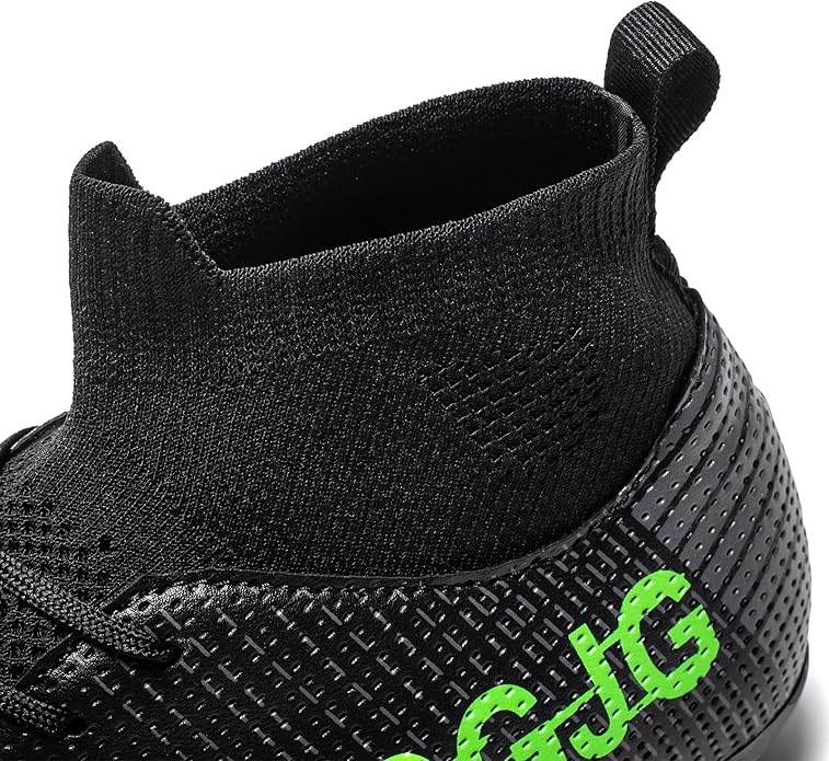 Youth Soccer Cleats Mens Training Football Cleats Lightweight Womens High-top Soccer Shoes AG, Tacos de Futbol para Hombre