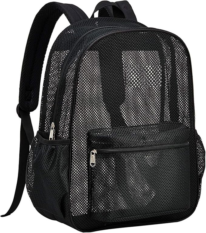 Oraben Duty Mesh Backpacks for Adults,See Through Backpack for Swimming Work Outdoor, Diving Backpack Carry Portable Oxygen Concentrators