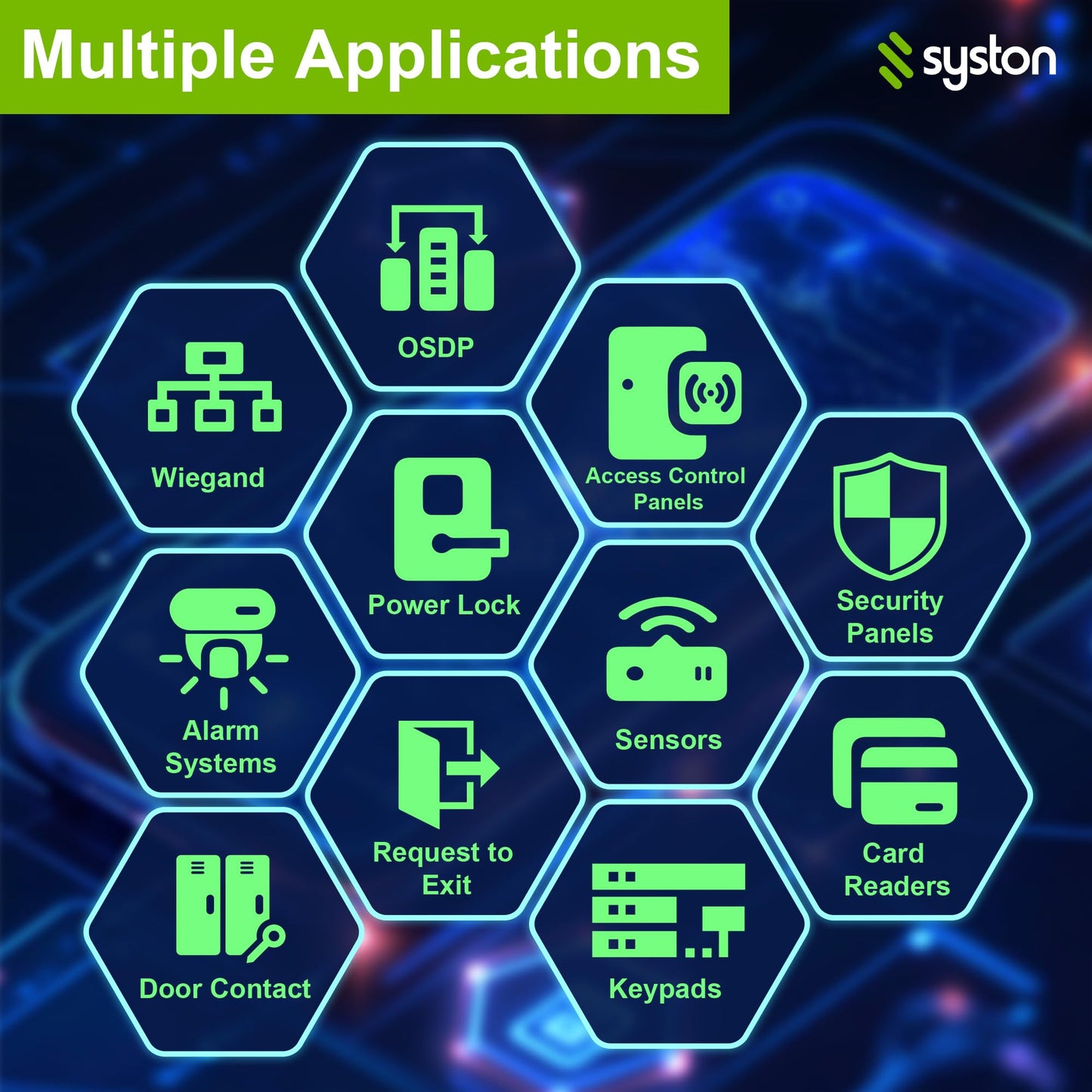 SYSTON Access Control Composite Cable - 18/4c OAS + 22/3pr OAS + 22/2c OAS + 22/4c OAS, CMP/CL3P Stranded Copper, OSDP & Wiegand Compatible for Lock Power, Card Reader for Noise-Sensitive Applications