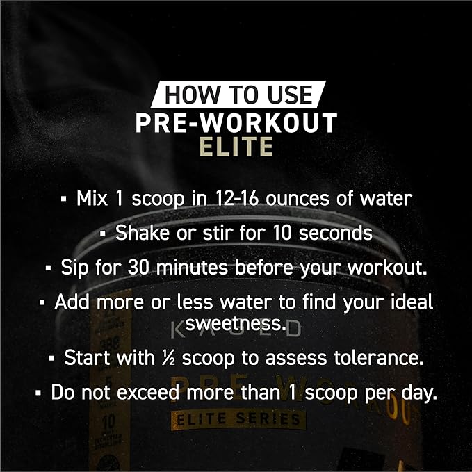 Kaged Pre Workout Elite Powder | Cherry Limeade | Pre-Workout with Creatine, Beta Alanine, L-Citrulline, BCAAs | 388 mg Organic Caffeine | Pre Supplements for Men & Women | 20 Servings