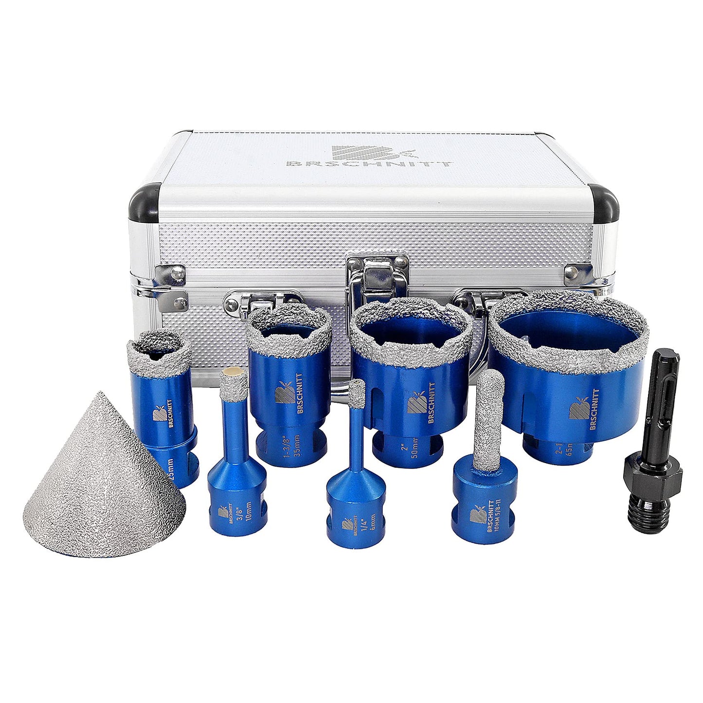Diamond Core Drill Bit for Porcelain Tile Ceramic Marble Granite Diamond Core Drill Bit Set for Porcelain Tile Ceramic Marble Granite