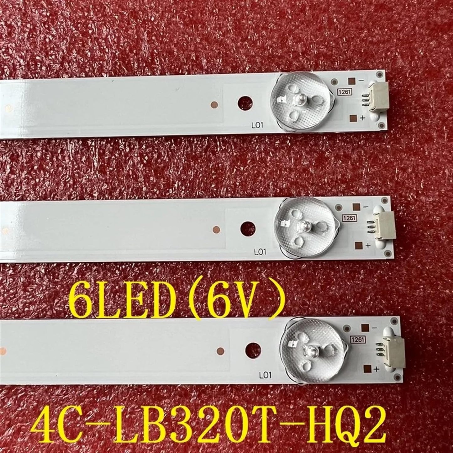 UFDIPLMY 3pcs 6LED 32ED05U-01B T32ED-06U-01B LED-32B500 32CE650 LED32C371 4C-LB320T-HQ2 Dl3261(a) 3pcs 1 LED Backlight