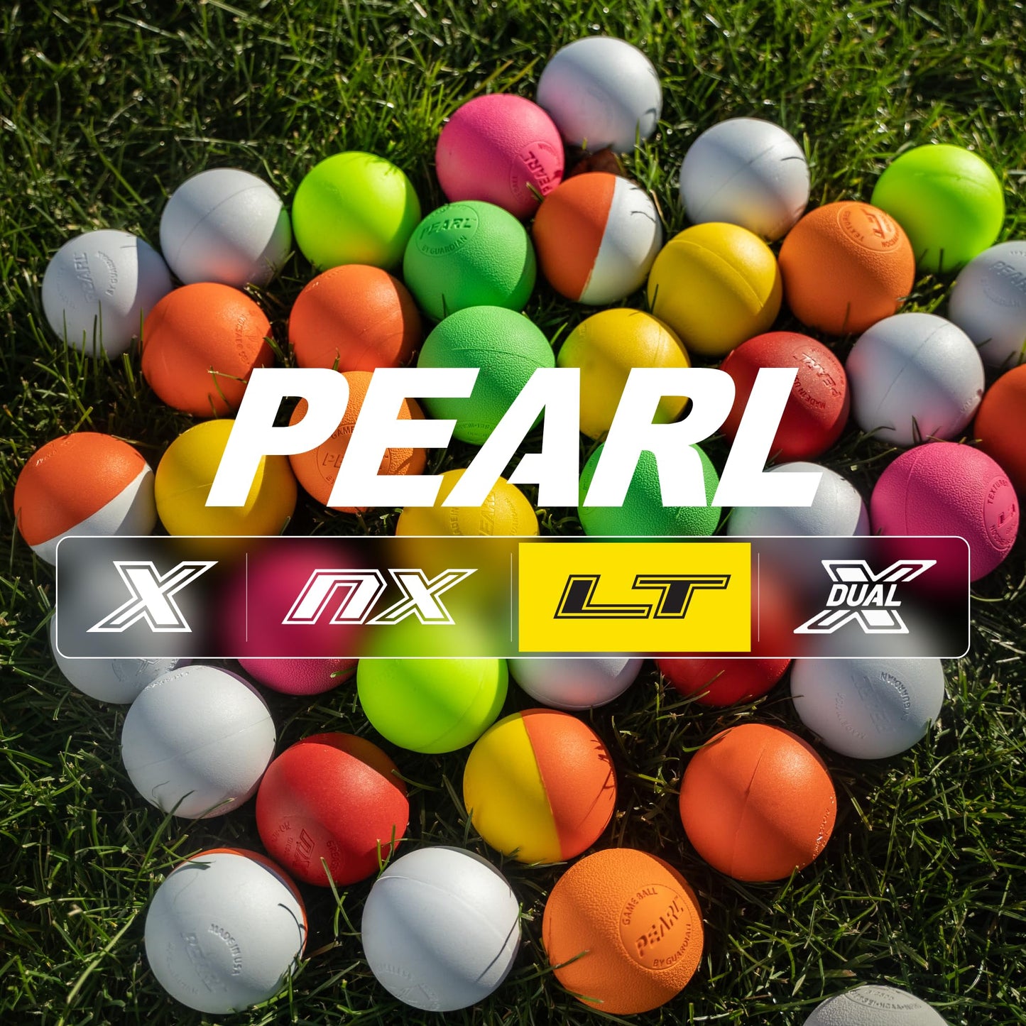 Pearl LT Textured Lacrosse Balls by Guardian Innovations, 10 Pack - SEI Certified Meet NOCSAE Standards for Games. Official Game Balls of Top NCAA Programs, Tournaments and Leagues - Yellow