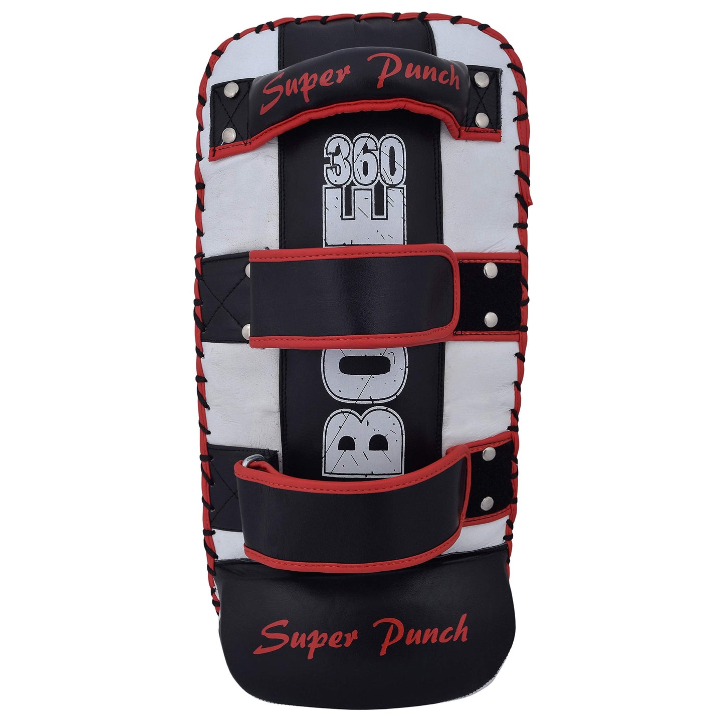 Twister Lightweight Boxing Arm Pad Kick Shield | Genuine Leather Thai Pads | MMA Muay Thai Curved Pads | Martial Art Training Pads Boxing Striking Pads (Single)