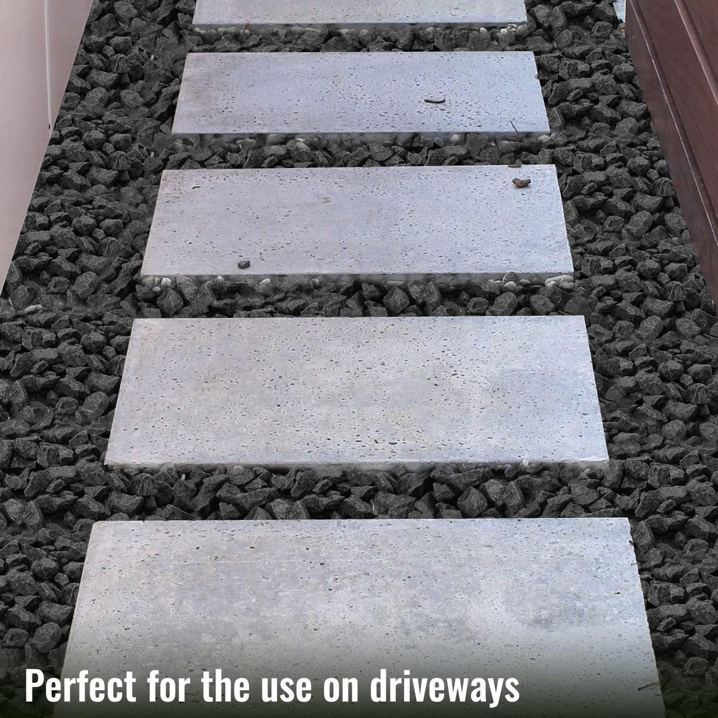 NUPICK 10 Pound Gravel Rocks, 0.5-0.7 Inches Polished Pebbles for Plants, Fish Tank, Clear Vase and More, Natural Black Stones