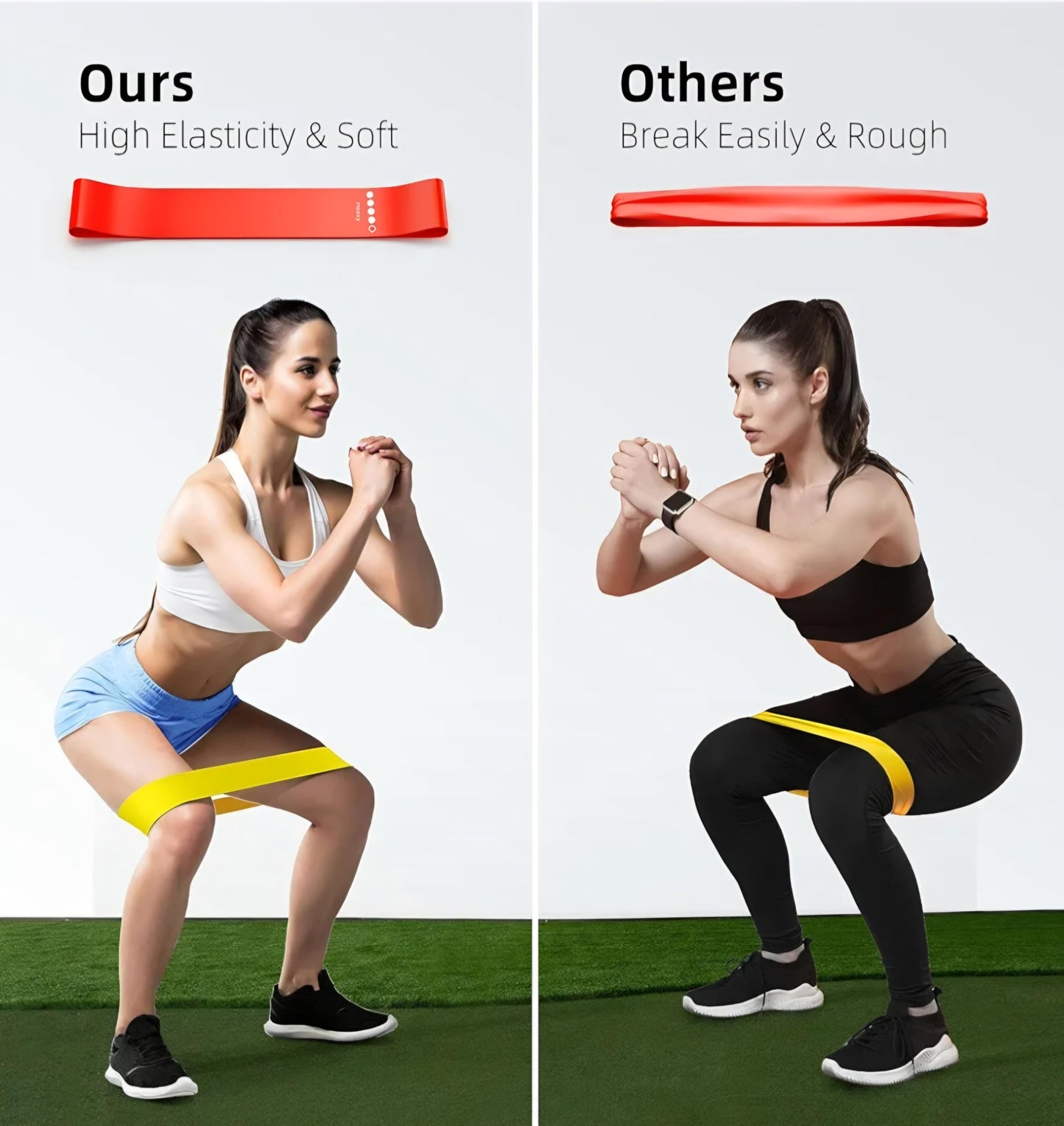 Resistance Bands, Exercise Bands, Workout Bands, Workout Set for Women, Resistance Bands for Working Out, Pilates and Yoga, Pilates Equipment, Yoga Equipment, Fitness Equipment