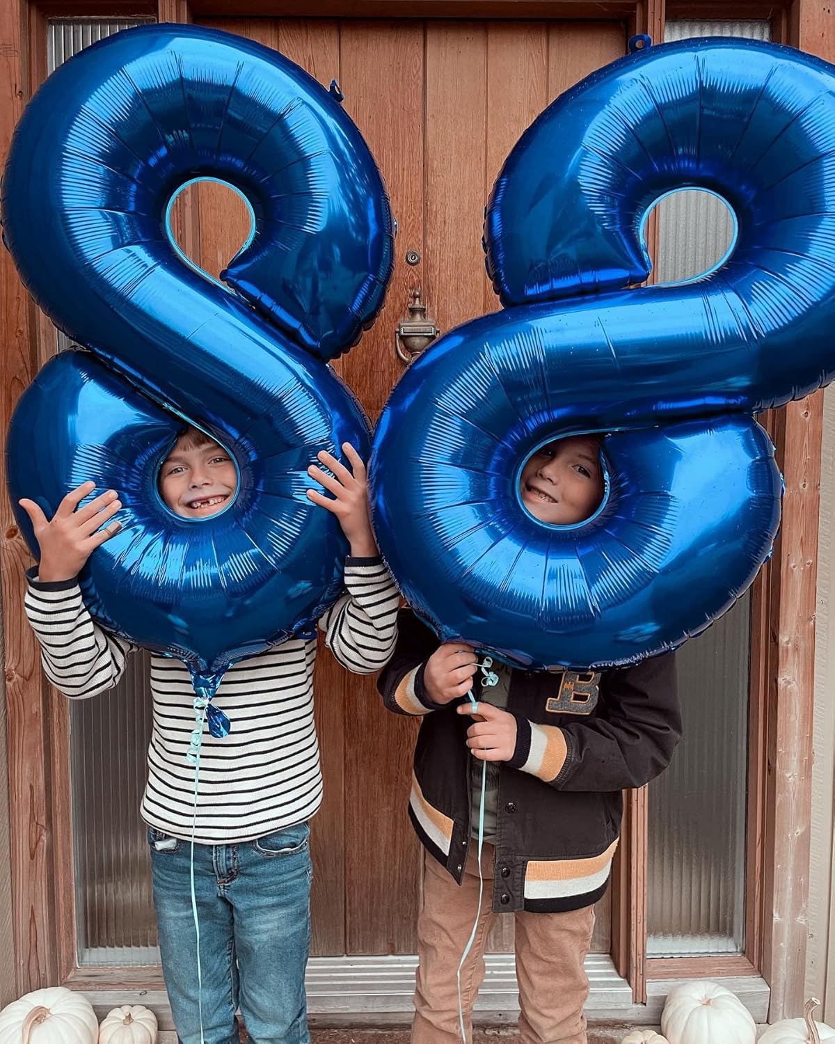 Number 80 Balloon - 40 Inch Navy Blue Birthday Decoration for 80th Celebration | Perfect for Men & Women