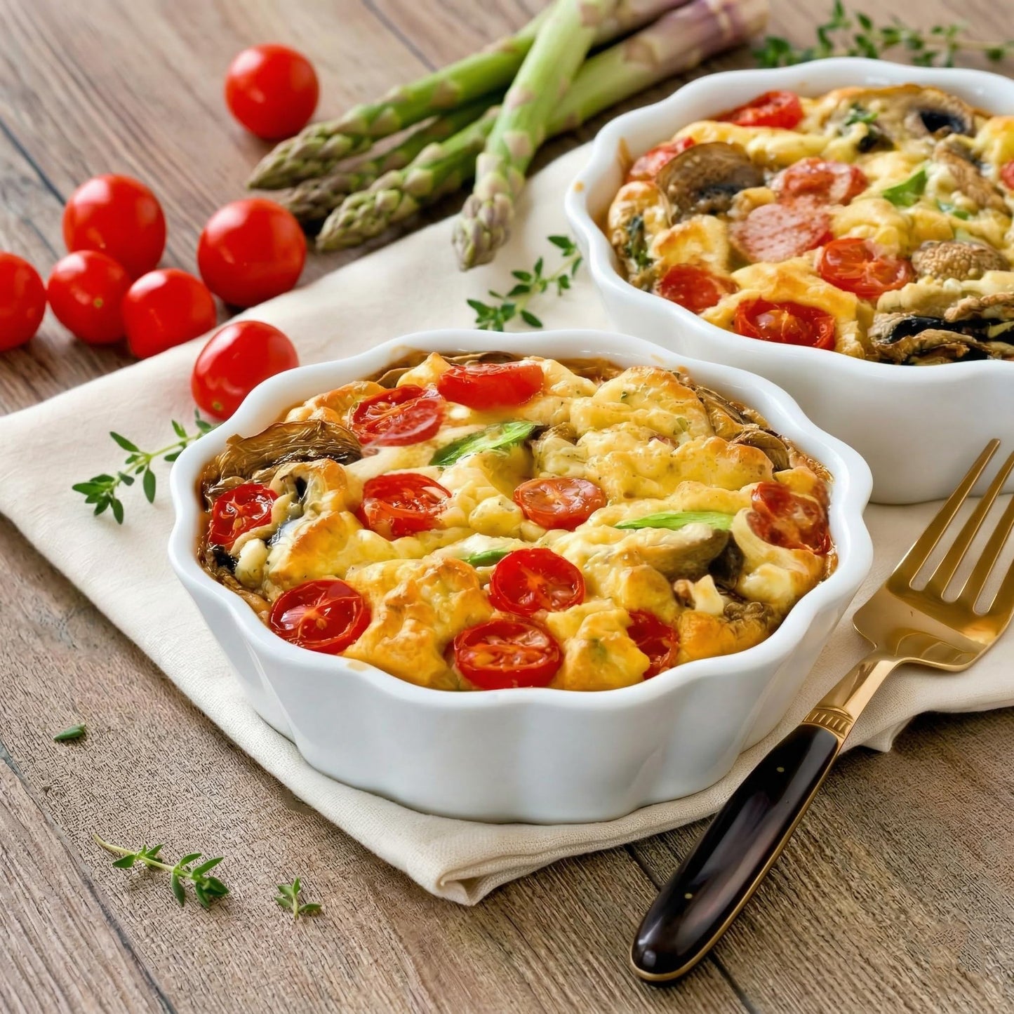 Mini Baking Dish Set, 12 oz Ramekins for Oven, Small Casserole Dishes, Individual Ceramic Baking Dishes for Creme Brulee, Pot Pie, Dessert & Lasagna, Oven Safe, Set of 6