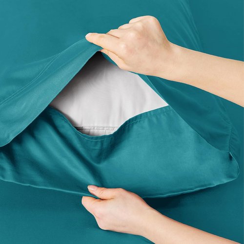 Bedsure Cooling Sheets - Twin XL Bamboo Rayon Sheet Set | Breathable, Soft & Luxurious Turquoise