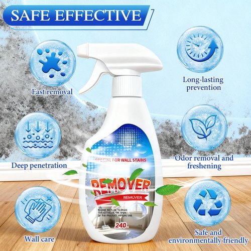KOSIMI Highly Effective Removal Spray, Wall Cleaner Spray, Multi-Surface Cleaning Solution,for Wood, Tile, Fabric, Bathrooms, Kitchens (8.46 fl.oz)