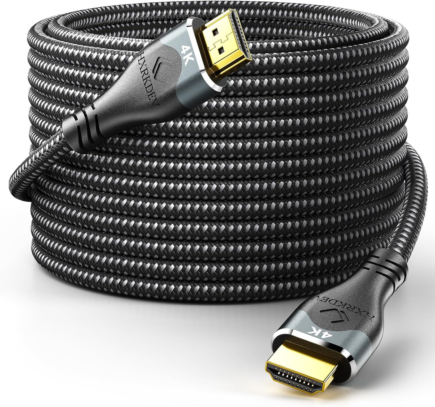 4K 65Ft, 2.0 (18Gbps), 4K@60Hz, 3D PS4/PS5 ect(19.81m) HDMI Cable Ultra High Speed HDMI Cable Cord Braided Gold Plated