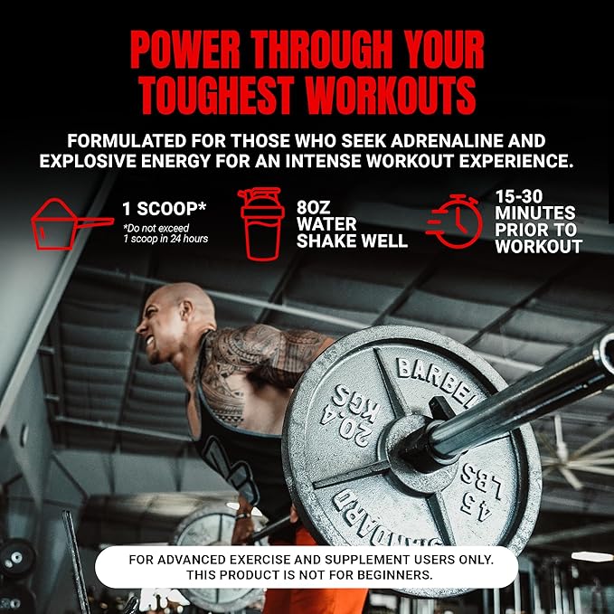 PROSUPPS Mr. Hyde Xtreme Pre Workout Powder with Creatine, Beta Alanine & Caffeine - Extreme Energy, Pumps, Focus & Performance - Fitness & Gym Supplements for Men & Women (Green Apple, 30 Servings)