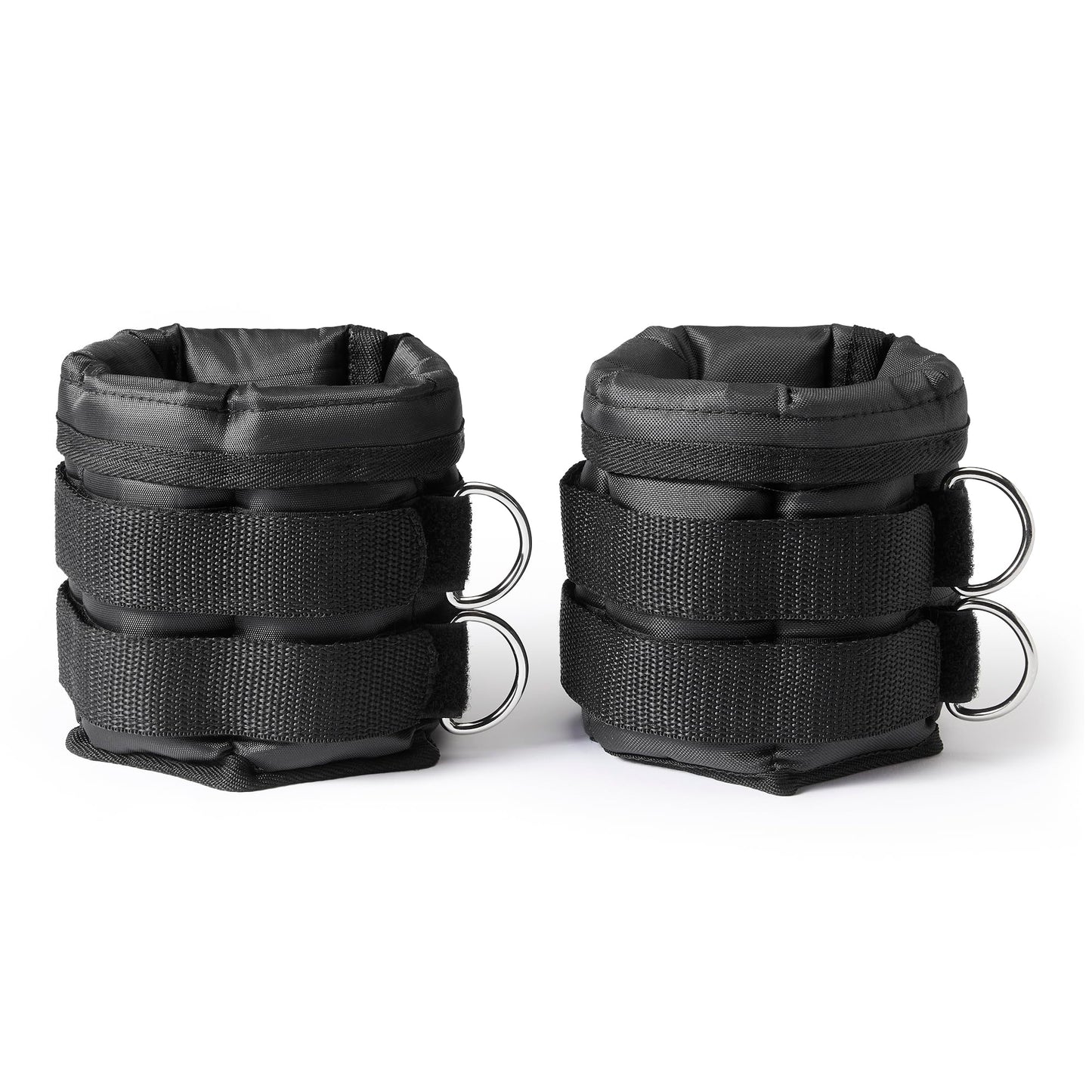 Amazon Basics Adjustable Ankle Weights for Resistance Training, 2.26 kg Set (1.13 kg Each), Black