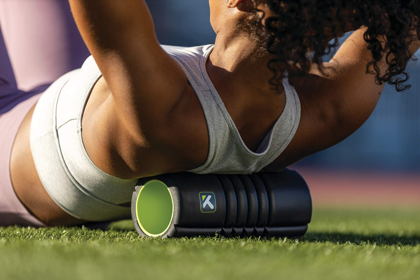 TRIGGERPOINT Performance Therapy Grid Travel Foam Roller for Exercise, Deep Tissue Massage and Muscle Recovery (10-Inch)