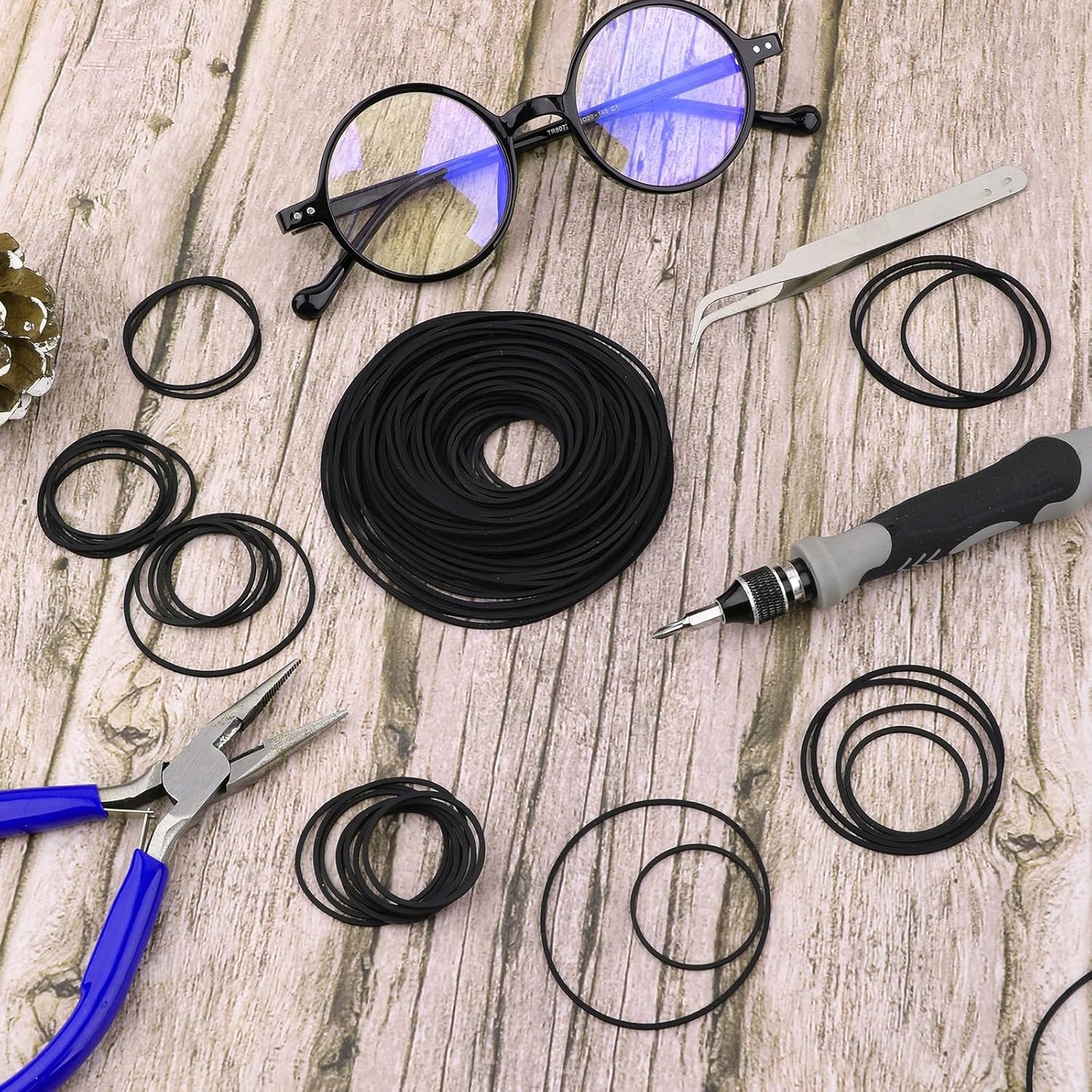 Sliverdew 50 Cassette 40-135 mm Cassette 1mm Pcs Recorder Rubber Belts Recorder Repair Maintenance Tape Machine Rubber