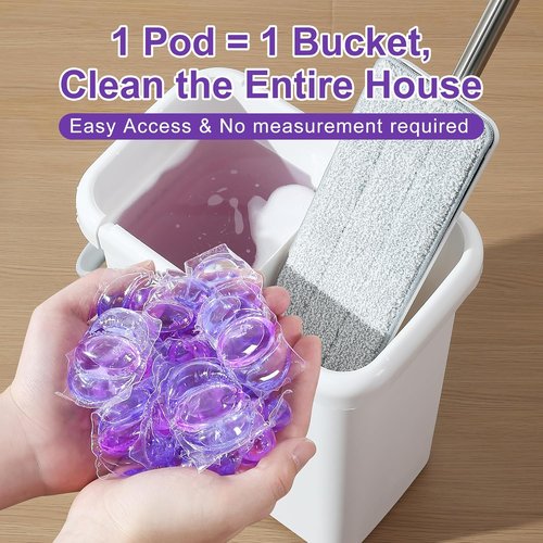 JOYMOOP Floor Cleaner - 30 PCS Mopping Solution for Hardwood Floors | Perfect for Mop Buckets