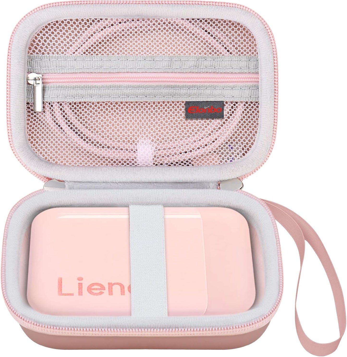 2x3 Elonbo Carrying Case for Liene Photo Printer, Portable Mini Color Instant Print Digital Camera Hard Travel Bag