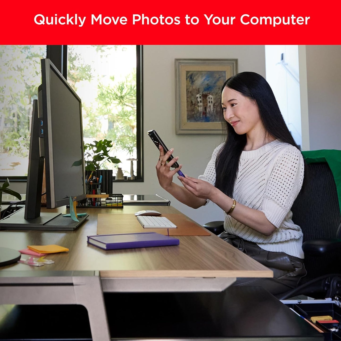 Sandisk 128GB 2-in-1 SDDDC6-128G-G46PO Phone Drive for Android - The USB for Smartphones, Tablets, and Computers
