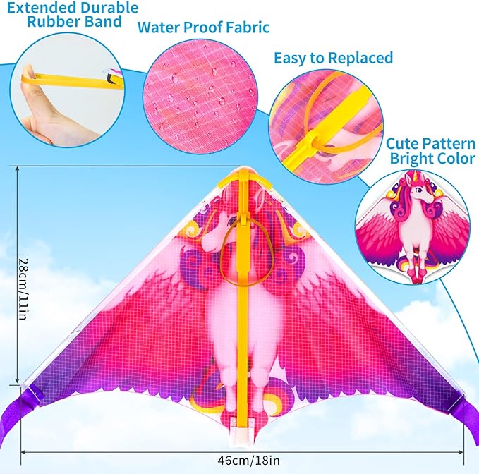 Mini Kites for Kids,Finger Launcher Kites Easy to Fly,Party Favors for Kids 4-8-12 Outdoor Toys Beach Games,Treasure Box Toys for Classroom Prizes Mini Kite Bulk
