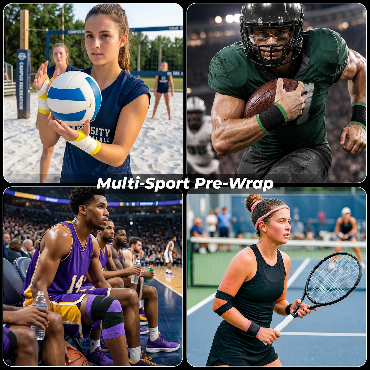 Cannon Sports Pre Wrap Foam Underwrap - 2.75" x 30 Yards Per Roll - Athletic Underwrap for Sports Tape, Training & Exercise (Black)