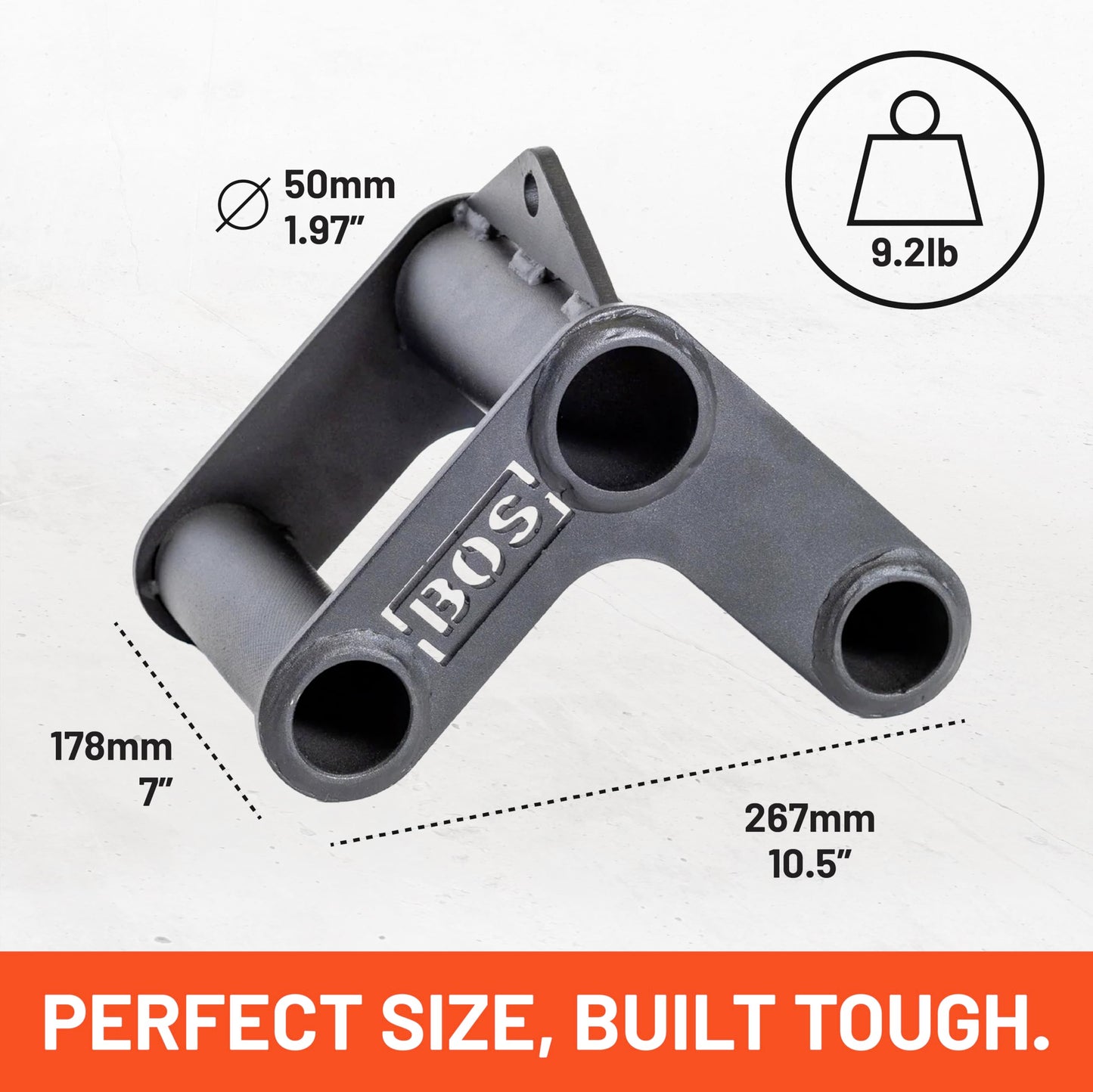Bells of Steel T Bar Row Attachment Fat Bar Cable Machine Attachment, LAT Pull Down Attachment, LAT Pull Down Bar, Thick Diameter Home Gym Accessories