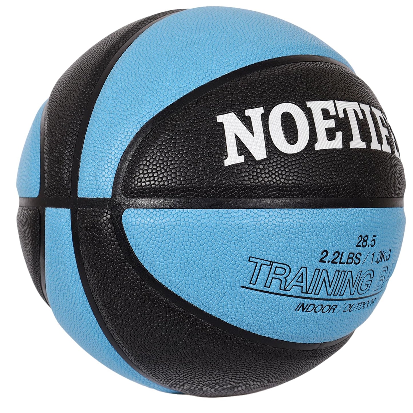 Noetifex Weighted Heavy Basketball 3LBS/2.2LBS 29.5"/28.8" Training Equipment for Indoor & Outdoor – Improve Dribbling, Passing, Handling & Rebounding Skills Weighted Training Basketball (Deflated)