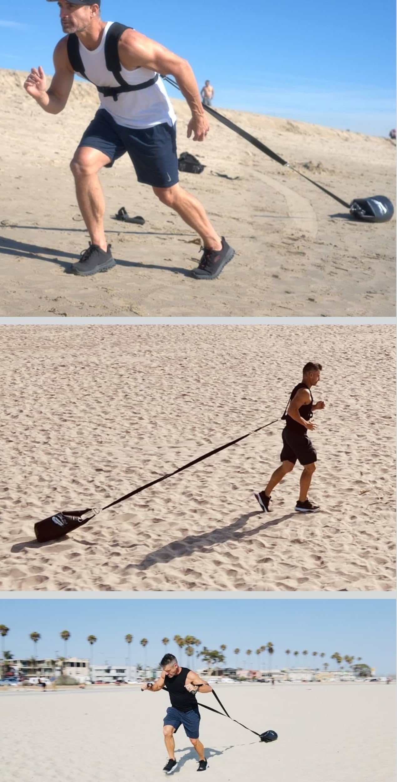 Upgraded ShredPak - Resistance Training System - Weight Sled Harness Weight Bag, Handles - Football Training, Any Surface, Strength Workout for Athletes - Burn 3X The Calories - Gym, Home and, Outdoor